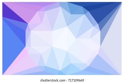 Light Pink, Blue vector diamond Pattern. Geometric Gemstone sample. Repeating template with a gem in center. Jewelry gems texture for your design. Pattern can be used for background.