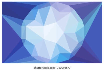Light Pink, Blue vector diamond Pattern. Geometric Gemstone sample. Repeating template with a gem in center. Jewelry gems texture for your design. Pattern can be used for background.