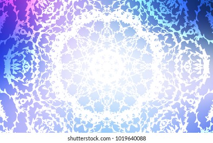 Light Pink, Blue vector doodle bright layout. Decorative shining childish illustration with doodles on abstract template. The pattern can be used for heads of websites and designs.
