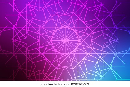 Light Pink, Blue vector doodle bright layout. Glitter abstract illustration with doodles and lines drawn by child. Brand-new style for your business design.