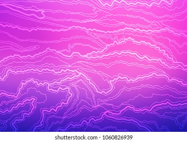 Light Pink, Blue vector doodle blurred template. An elegant bright illustration with lines in Natural style. Brand-new style for your business design.
