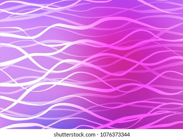 Light Pink, Blue vector doodle blurred pattern. Ethnic elegant natural pattern with gradient. Hand painted design for web, wrapping, wallpaper.