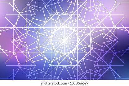 Light Pink, Blue vector doodle bright layout. A completely new color illustration in doodle style drawn by child. A new texture for your design.