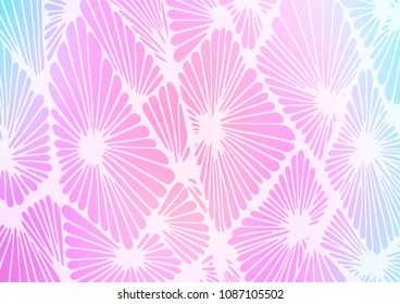 Light Pink, Blue vector doodle blurred texture. A completely new color illustration in doodle style. The elegant pattern can be used as a part of a brand book.