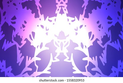 Light Pink, Blue vector doodle bright background. An elegant bright illustration with lines drawn by child in Natural style. Hand painted design for web, leaflet, textile.