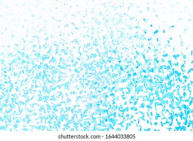 Light Pink, Blue vector doodle template with leaves. Blurred decorative design in Indian style with leaves. Pattern for heads of websites, designs.