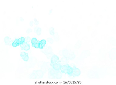 Light Pink, Blue vector doodle texture with flowers. Sketchy doodle flowers on white background. Pattern for wallpapers, coloring books.