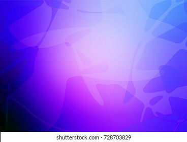 Light Pink, Blue vector doodle bright layout. Doodles created by child on blurred abstract background with gradient. The pattern can be used for coloring books and pages for kids.