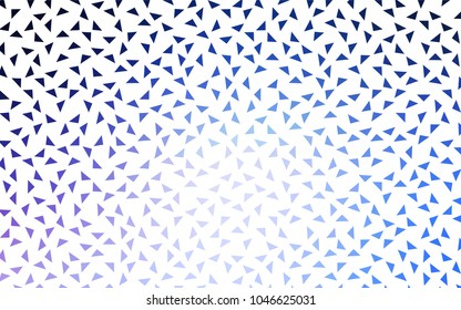 Light Pink, Blue vector geometric simple minimalistic background, which consist of triangles on white background. Triangular pattern with gradient for your business design. 
