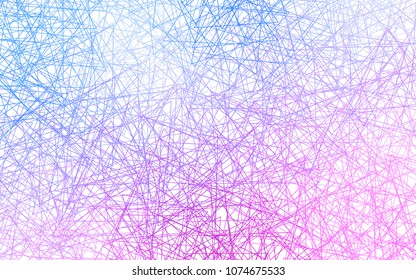 Light Pink, Blue vector geometric simple minimalistic background, which consist of triangles on white background. Triangular pattern with gradient for your business design. 