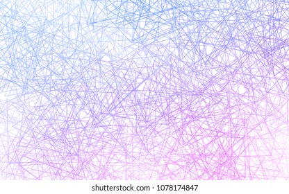 Light Pink, Blue vector geometric simple minimalistic background, which consist of triangles on white background. Triangular pattern with gradient for your business design. 