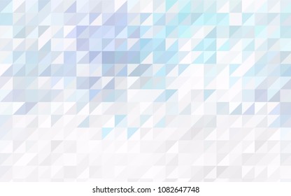 Light Pink, Blue vector geometric simple minimalistic background, which consist of triangles on white background. Triangular pattern with gradient for your business design. 