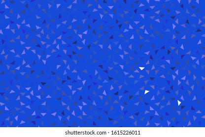 Light Pink, Blue vector geometric simple minimalistic background, which consist of triangles on white background. Triangular pattern with gradient for your business design. 