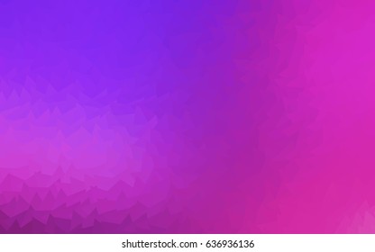 Light Pink, Blue vector geometric simple minimalistic background, which consist of triangles on white background. Triangular pattern with gradient for your business design. 