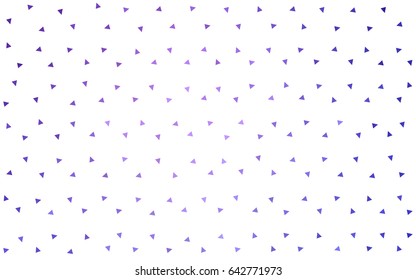 Light Pink, Blue vector geometric simple minimalistic background, which consist of triangles on white background. Triangular pattern with gradient for your business design. 