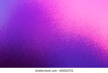 Light Pink, Blue vector geometric simple minimalistic background, which consist of triangles on white background. Triangular pattern with gradient for your business design. 