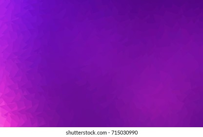 Light Pink, Blue vector geometric simple minimalistic background, which consist of triangles on white background. Triangular pattern with gradient for your business design. 