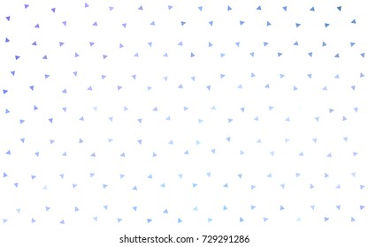 Light Pink, Blue vector geometric simple minimalistic background, which consist of triangles on white background. Triangular pattern with gradient for your business design. 