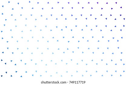 Light Pink, Blue vector geometric simple minimalistic background, which consist of triangles on white background. Triangular pattern with gradient for your business design. 