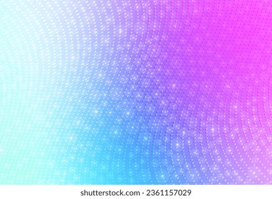 Ilustración abstracta ligera rosa, azul vectorial Glitter con gotas borrosas de lluvia. Ilustración abstracta con burbujas de colores al estilo natural. Diseño moderno para una tarjeta de visita.