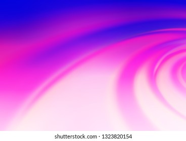 Light Pink, Blue vector glossy bokeh pattern. An elegant bright illustration with gradient. The blurred design can be used for your web site.