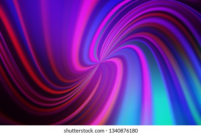 Light Pink, Blue vector glossy abstract layout. Glitter abstract illustration with gradient design. Completely new design for your business.