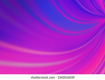 Light Pink, Blue vector glossy abstract background. A completely new color illustration in a bokeh style. The elegant pattern for brand book.