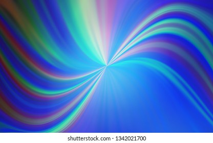 Light Pink, Blue vector glossy abstract layout. Glitter abstract illustration with gradient design. New style design for your brand book.
