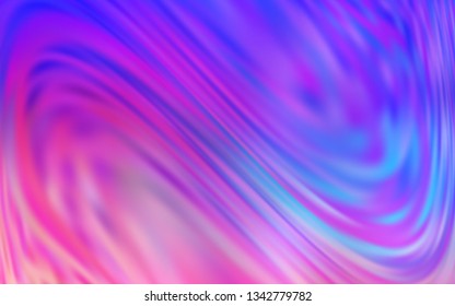 Light Pink, Blue vector glossy abstract layout. Creative illustration in halftone style with gradient. Smart design for your work.