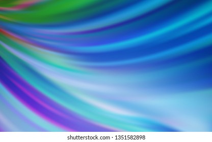 Light Pink, Blue vector glossy abstract layout. Colorful abstract illustration with gradient. Smart design for your work.