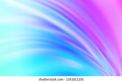 Light Pink, Blue vector glossy abstract background. Colorful abstract illustration with gradient. New style design for your brand book.