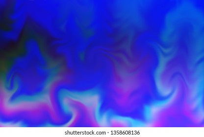 Light Pink, Blue vector glossy abstract layout. Colorful illustration in abstract style with gradient. Background for designs.