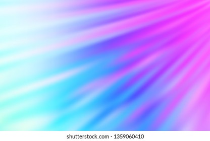 Light Pink, Blue vector glossy abstract layout. Abstract colorful illustration with gradient. New way of your design.