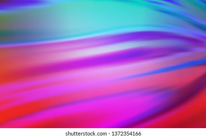 Light Pink, Blue vector glossy abstract backdrop. Shining colored illustration in smart style. Background for designs.