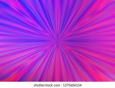 Light Pink, Blue vector glossy bokeh pattern. A vague abstract illustration with gradient. The template for backgrounds of cell phones.