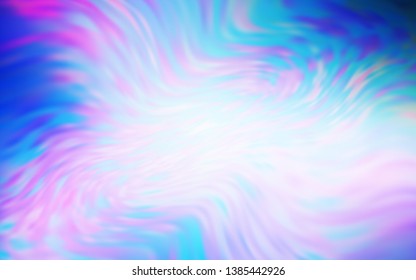 Light Pink, Blue vector glossy abstract background. Glitter abstract illustration with gradient design. Background for a cell phone.