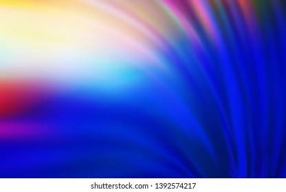 Light Pink, Blue vector glossy abstract layout. Creative illustration in halftone style with gradient. Elegant background for a brand book.