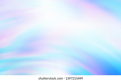 Light Pink, Blue vector glossy abstract background. Modern abstract illustration with gradient. Blurred design for your web site.