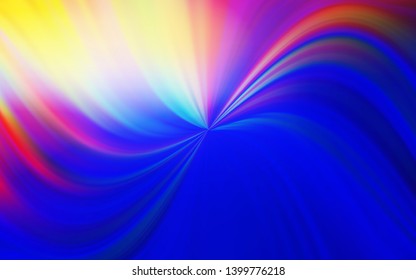 Light Pink, Blue vector glossy abstract layout. Creative illustration in halftone style with gradient. New design for your business.