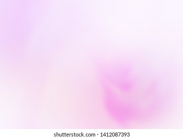 Light Pink, Blue vector glossy abstract background. A completely new color illustration in a bokeh style. The best blurred design for your business.