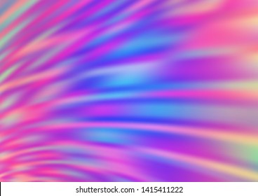 Light Pink, Blue vector glossy bokeh pattern. Modern geometrical abstract illustration with gradient. Brand new style for your business design.