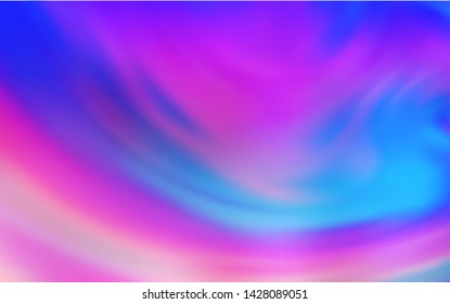 Light Pink, Blue vector glossy abstract background. Glitter abstract illustration with gradient design. Elegant background for a brand book.