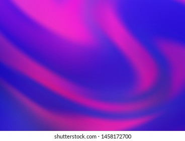 Light Pink, Blue vector glossy abstract template. A completely new color illustration in a bokeh style. A new texture for your design.