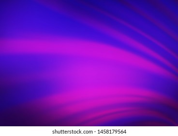 Light Pink, Blue vector glossy bokeh pattern. A vague abstract illustration with gradient. The background for your creative designs.
