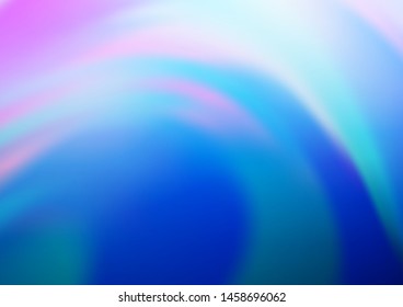 Light Pink, Blue vector glossy abstract background. An elegant bright illustration with gradient. The template for backgrounds of cell phones.