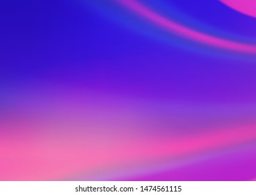 Light Pink, Blue vector glossy bokeh pattern. A completely new color illustration in a bokeh style. The background for your creative designs.