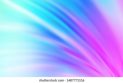 Light Pink, Blue vector glossy abstract background. Glitter abstract illustration with gradient design. New design for your business.