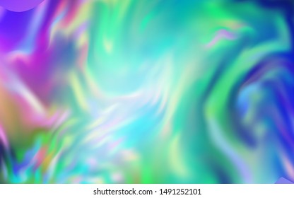 Light Pink, Blue vector glossy abstract backdrop. Abstract colorful illustration with gradient. New style design for your brand book.
