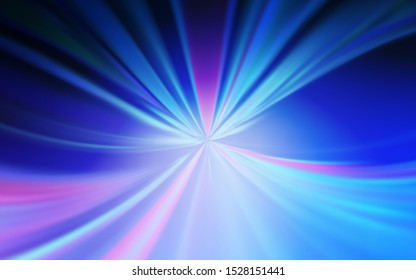 Light Pink, Blue vector glossy abstract backdrop. Colorful abstract illustration with gradient. New design for your business.