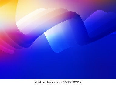 Light Pink, Blue vector glossy abstract background. Colorful illustration in abstract style with gradient. Blurred design for your web site.
